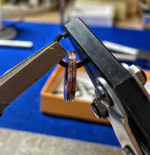 Susan LeGuyader's Beauty in Simplicity - , Contemporary Wire Jewelry, Texturing, Add another jump ring to that section.